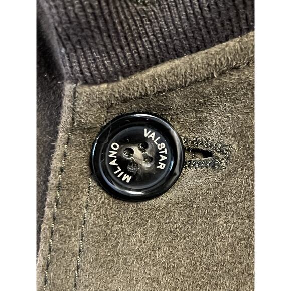 ICONIC Valstar Valstarino Suede Jacket - Olive Green - Size 56 - Picture 3 of 8